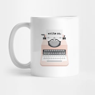 Typewriter Write On Inspiration Mug